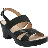 Sandalia Mujer Constant Negro Azaleia