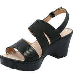 Sandalia Mujer Constant Negro Azaleia