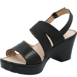 Sandalia Mujer Constant Negro Azaleia