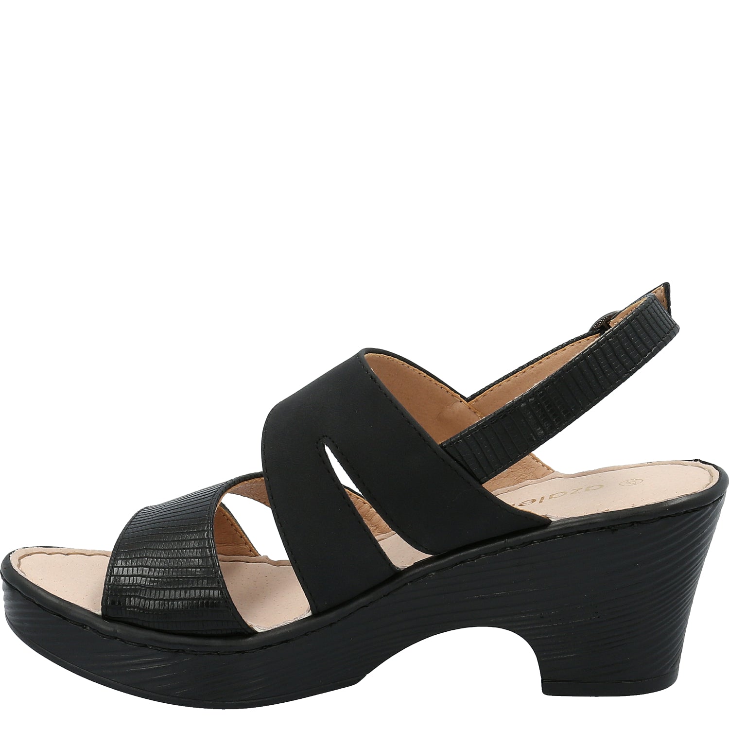 Sandalia Mujer Constant Negro Azaleia