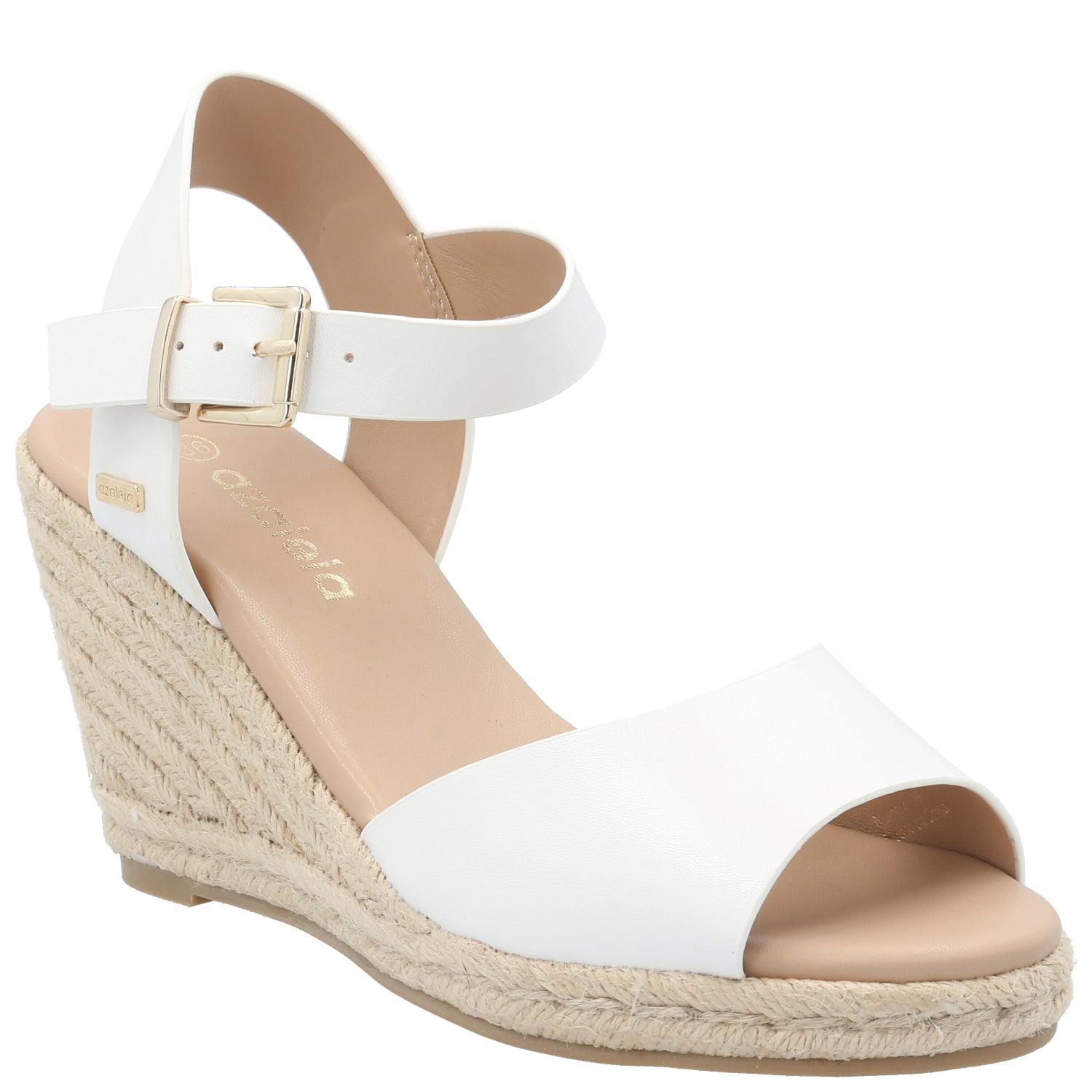 Sandalia Mujer Blu Blanco Azaleia