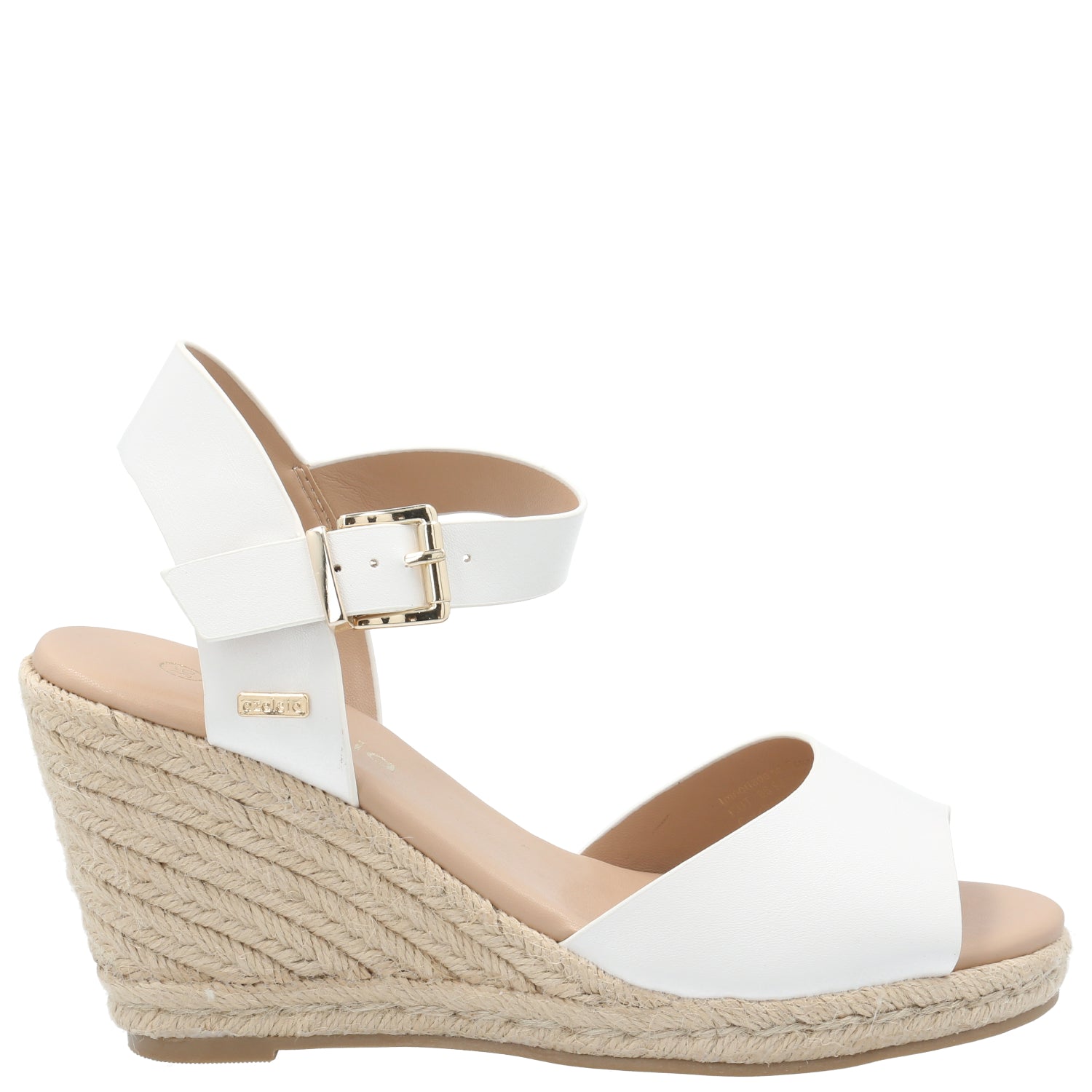 Sandalia Mujer Blu Blanco Azaleia