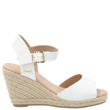 Sandalia Mujer Blu Blanco Azaleia