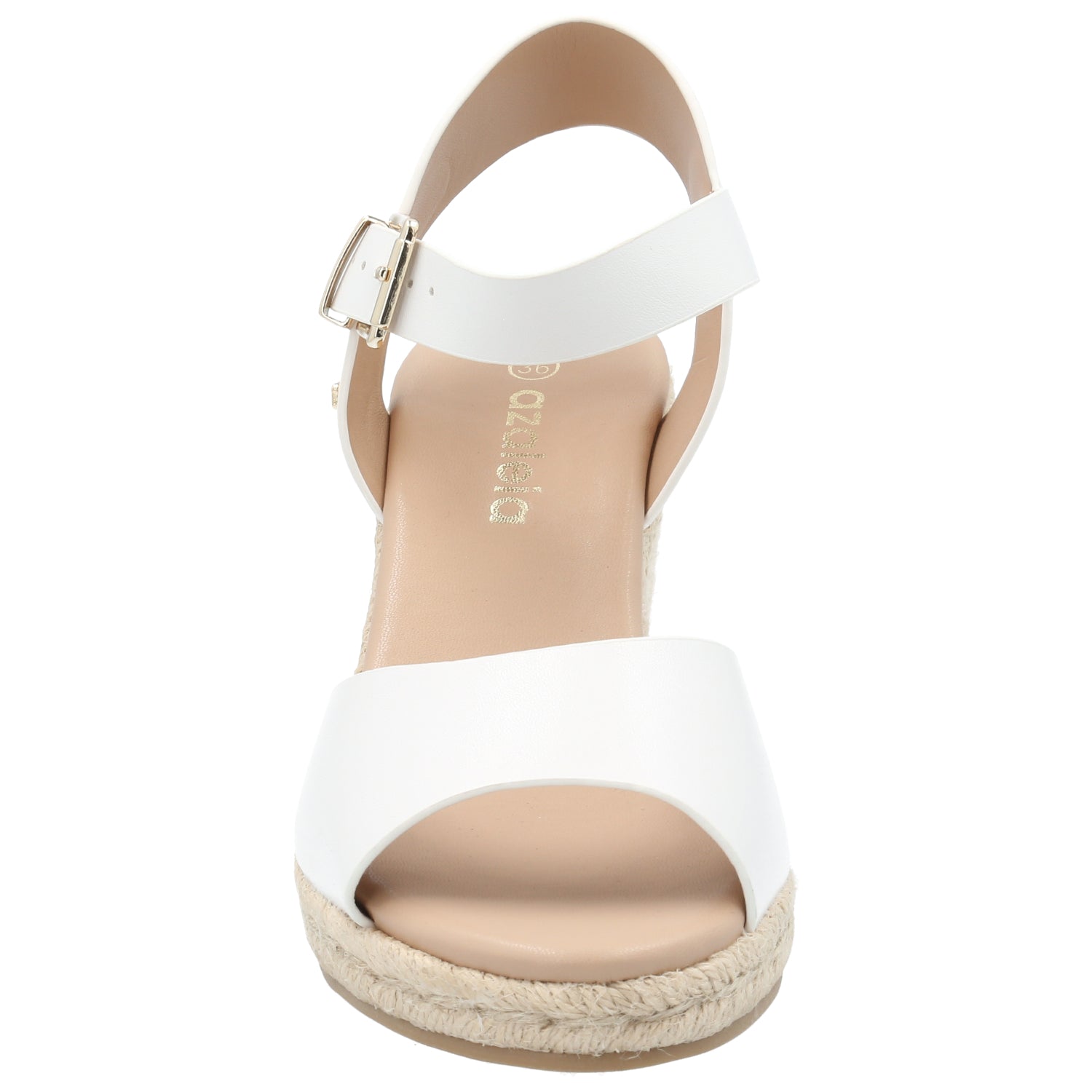 Sandalia Mujer Blu Blanco Azaleia
