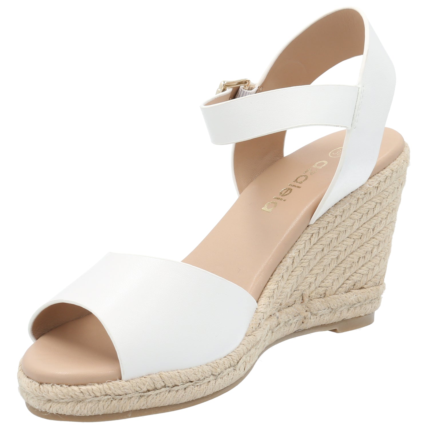 Sandalia Mujer Blu Blanco Azaleia