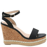 Sandalia Mujer Jack Negro Azaleia