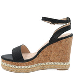 Sandalia Mujer Jack Negro Azaleia