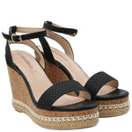 Sandalia Mujer Jack Negro Azaleia