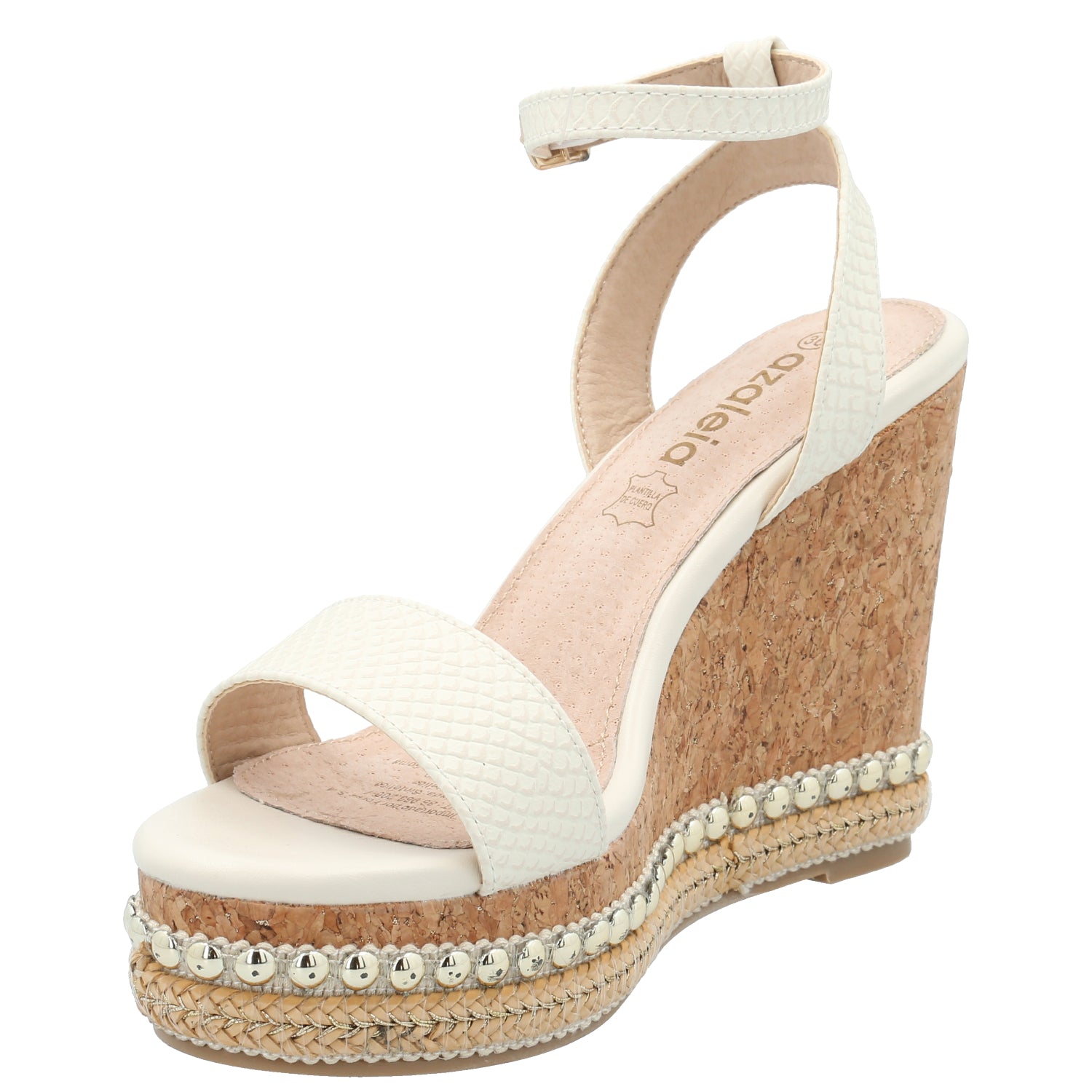 Sandalia Mujer Jack Blanco Azaleia