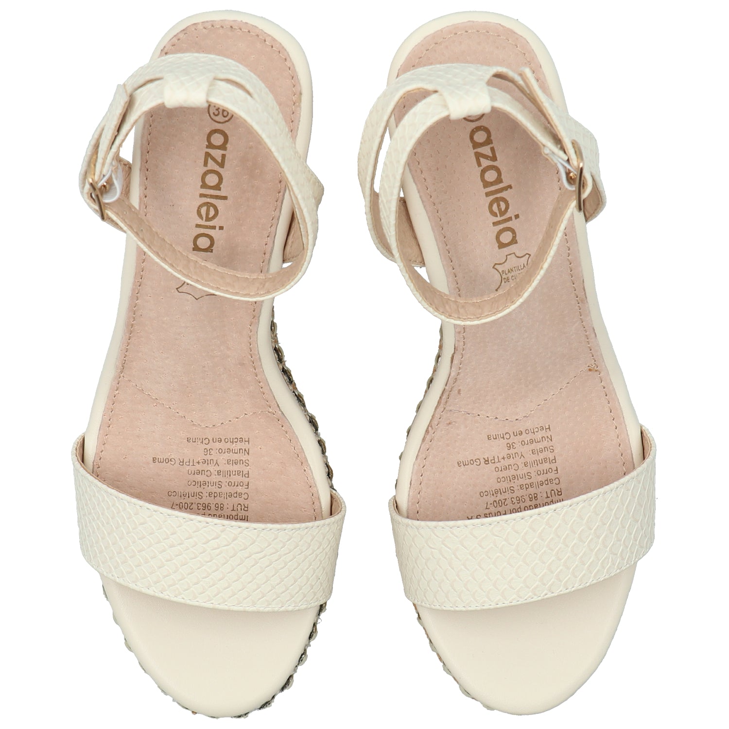 Sandalia Mujer Jack Blanco Azaleia