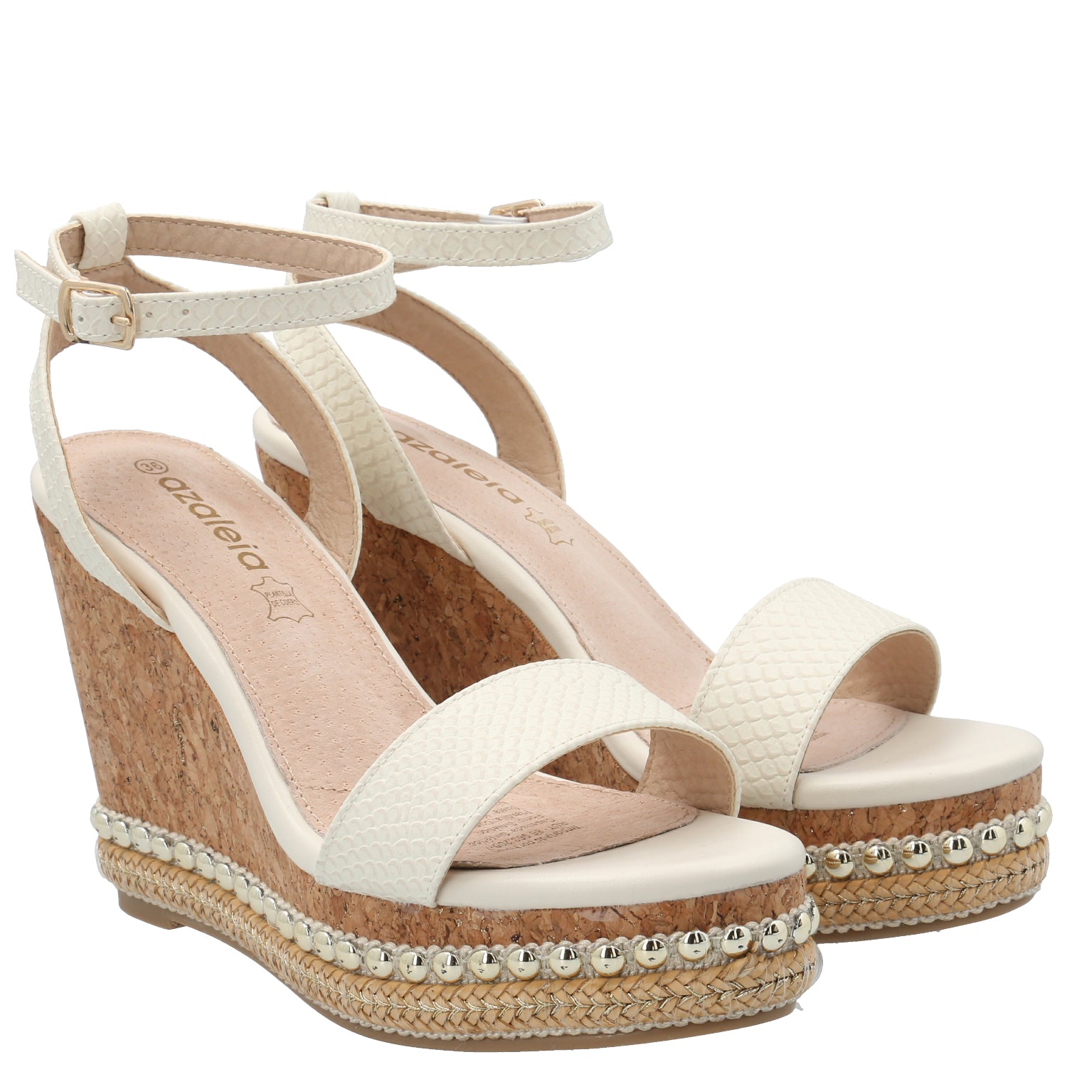 Sandalia Mujer Jack Blanco Azaleia