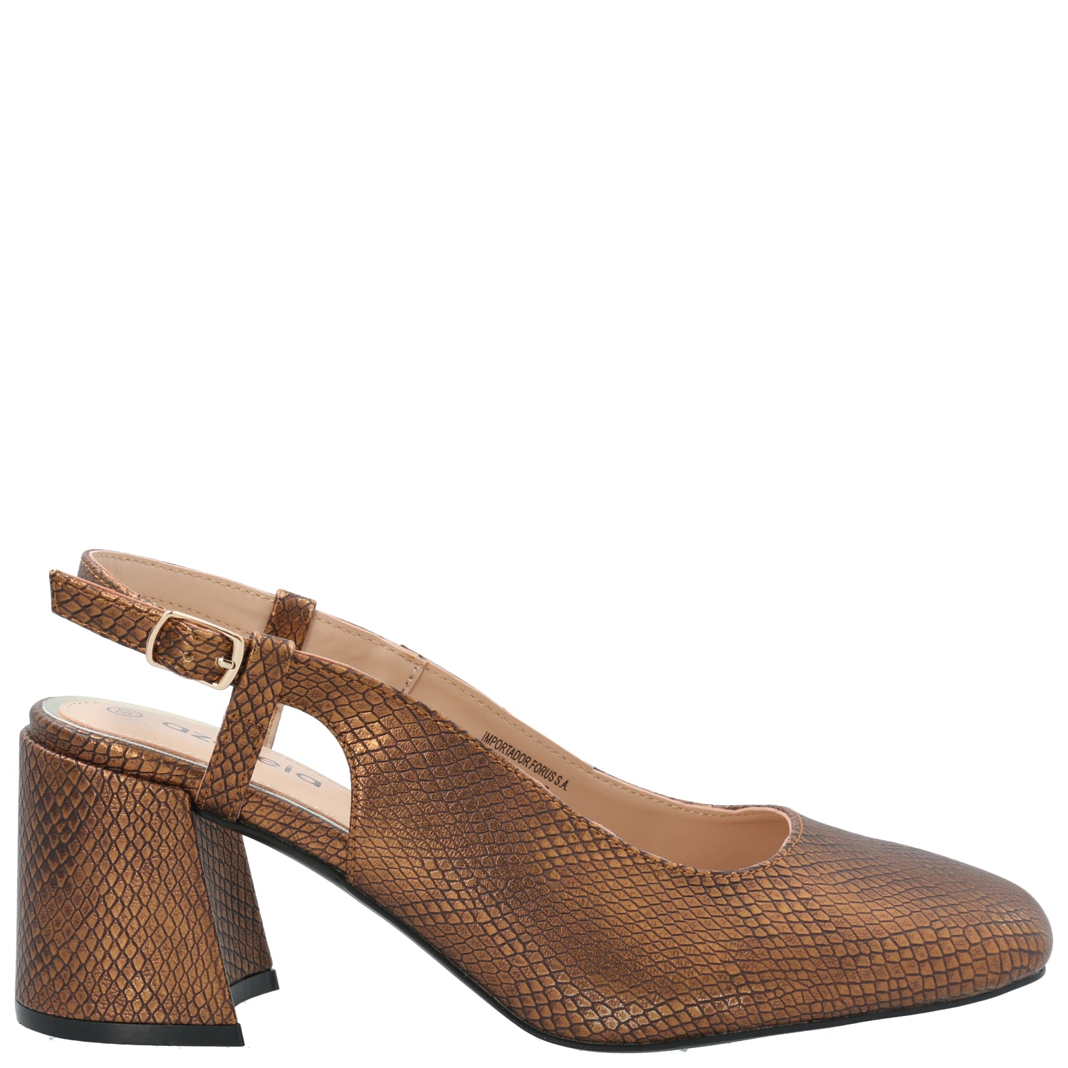 Zapato Mujer Anto Dorado Azaleia