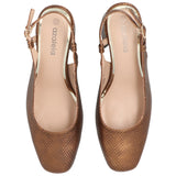 Zapato Mujer Anto Dorado Azaleia