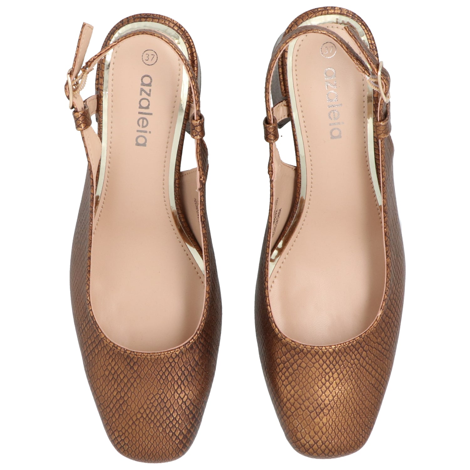 Zapato Mujer Anto Dorado Azaleia