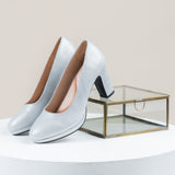 Zapato Mujer Azucena Plateado Azaleia