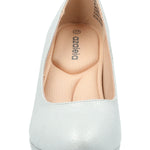 Zapato Mujer Azucena Plateado Azaleia