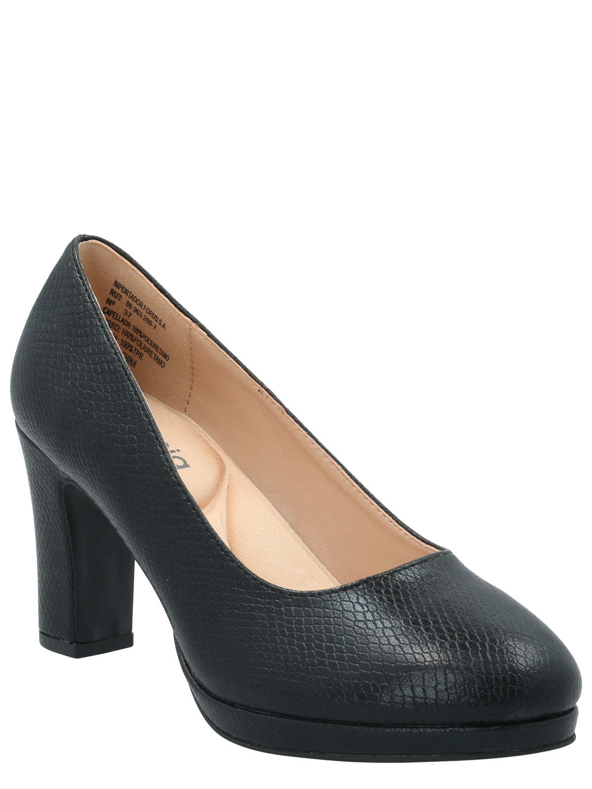 Zapato Mujer Azucena Negro Azaleia