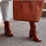 Botín Mujer Hula Cognac Azaleia