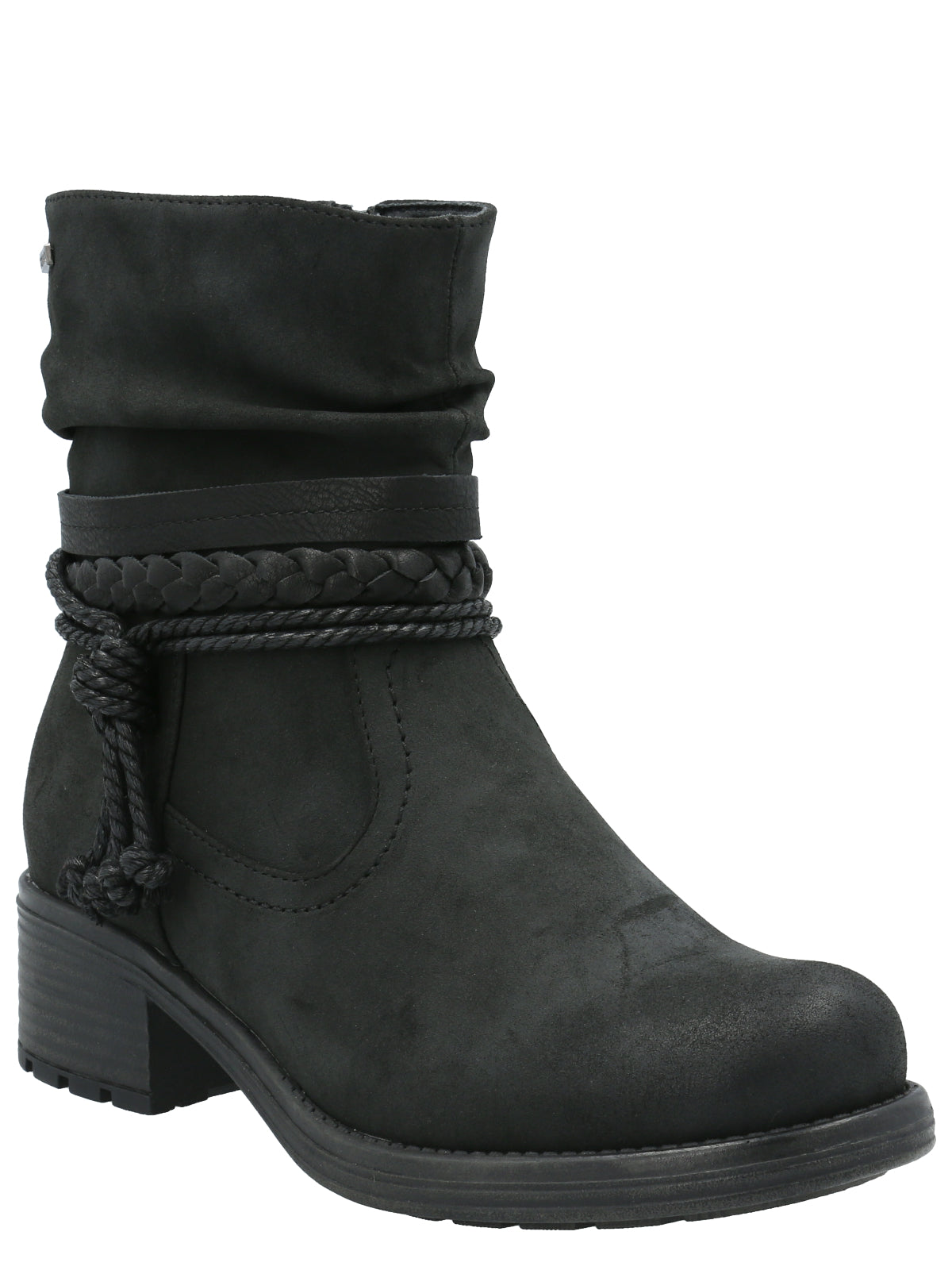 Botín Mujer Firulais Negro Azaleia