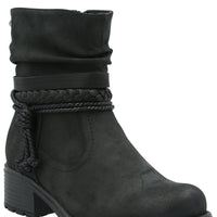 Botín Mujer Firulais Negro Azaleia