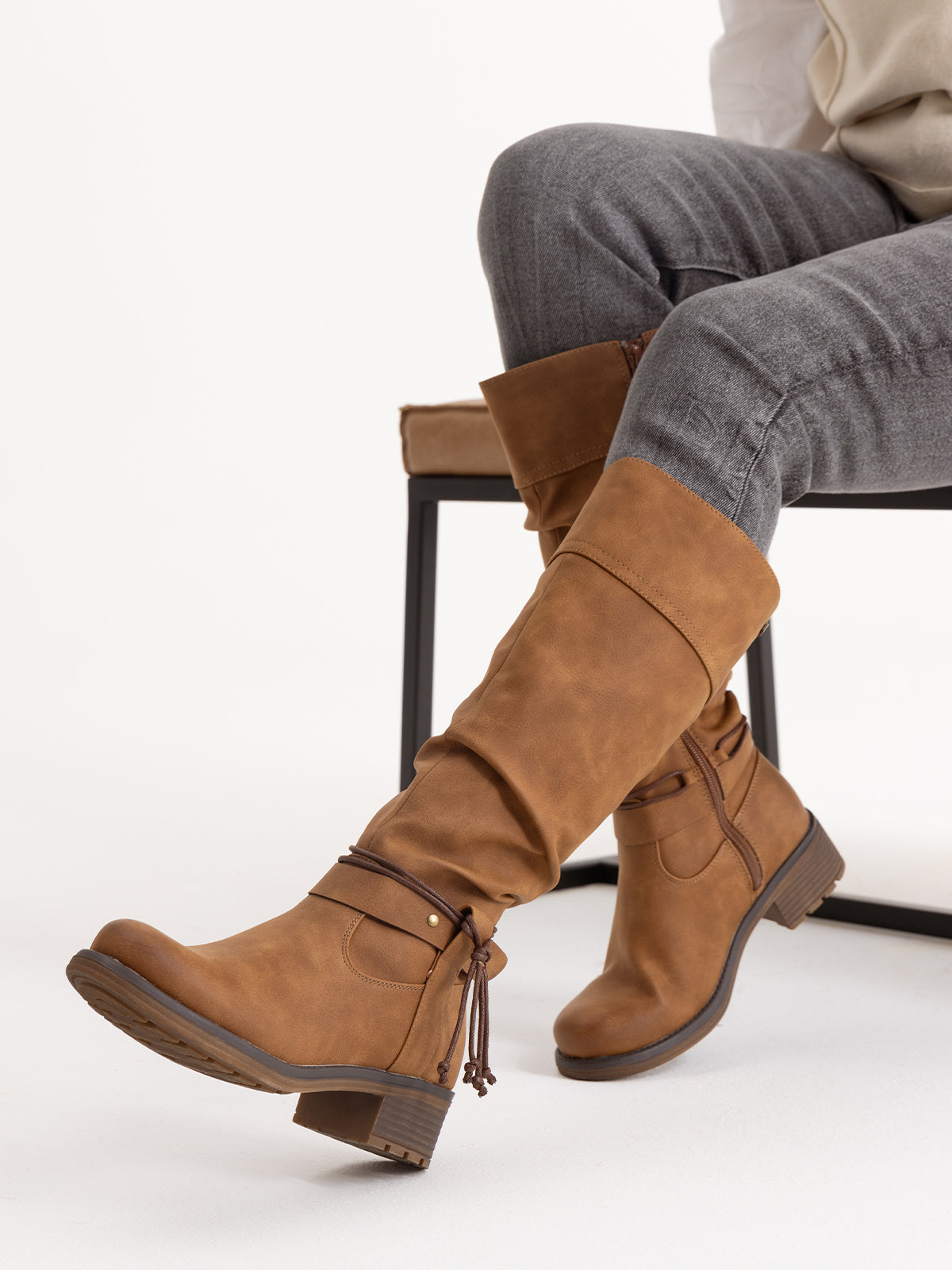 Bota Mujer Eve 2 Cognac Azaleia