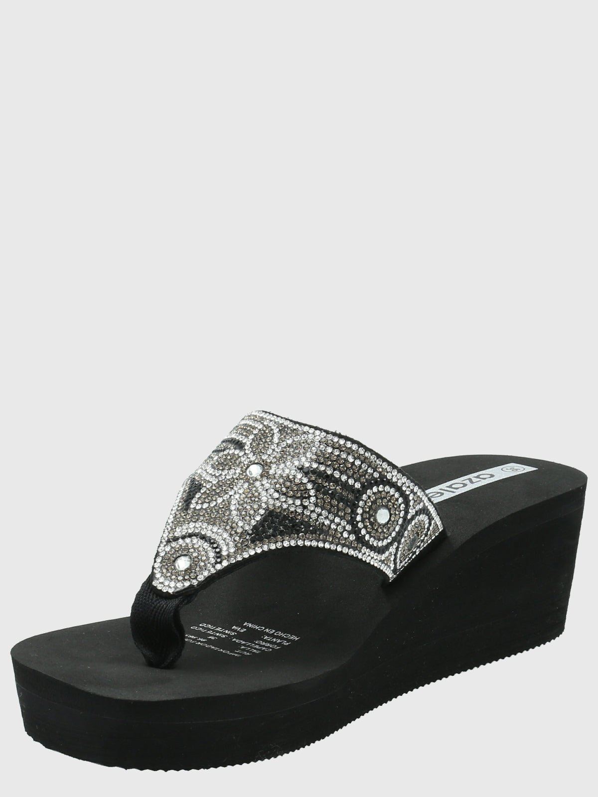 Hawaiana Mujer Donatella 1 Negro Azaleia