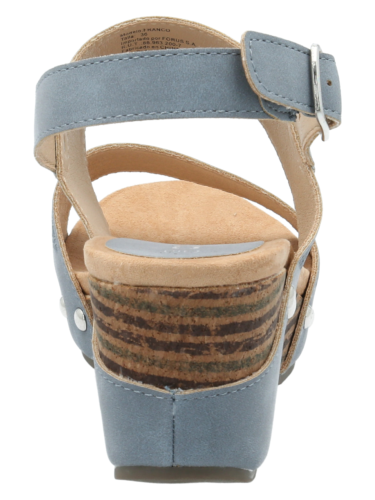 Sandalia Mujer Franco Denim Azaleia