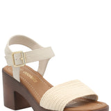Sandalia Mujer Filippo Beige Azaleia