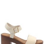 Sandalia Mujer Filippo Beige Azaleia