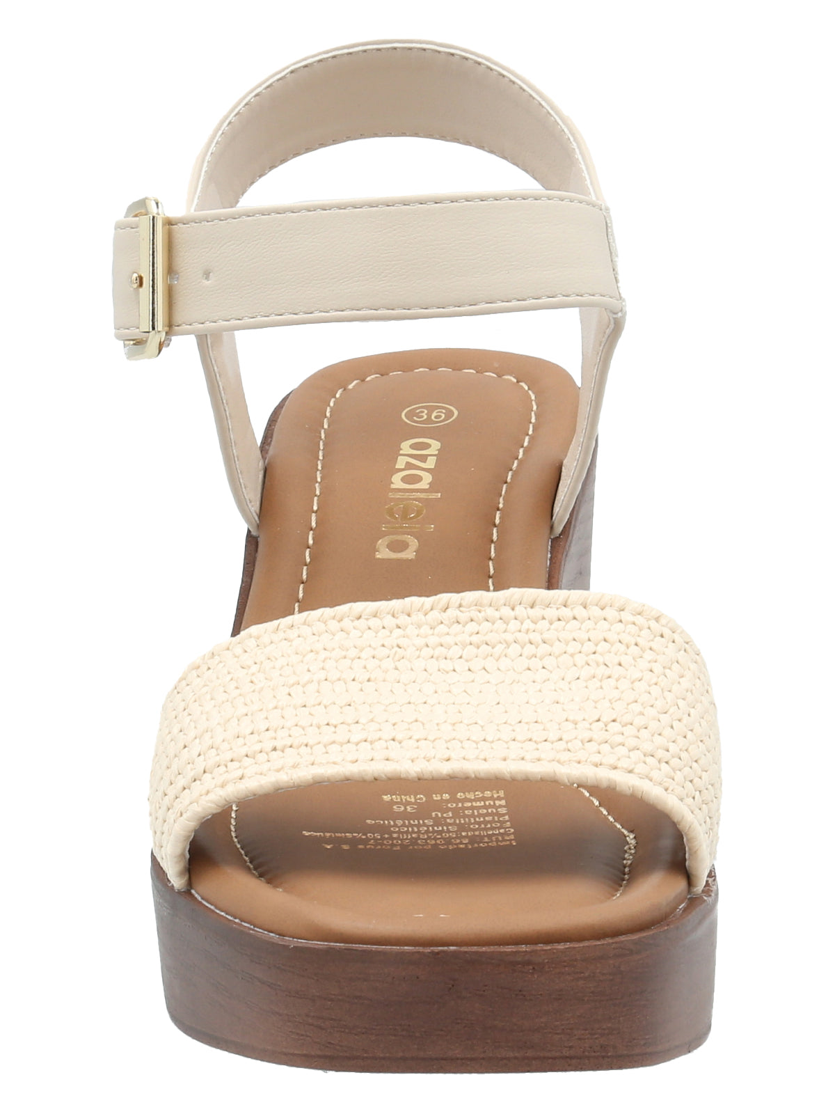 Sandalia Mujer Filippo Beige Azaleia