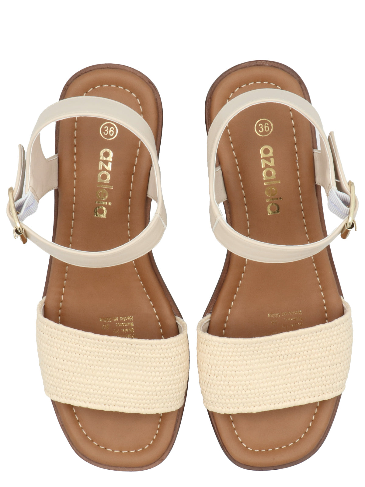 Sandalia Mujer Filippo Beige Azaleia