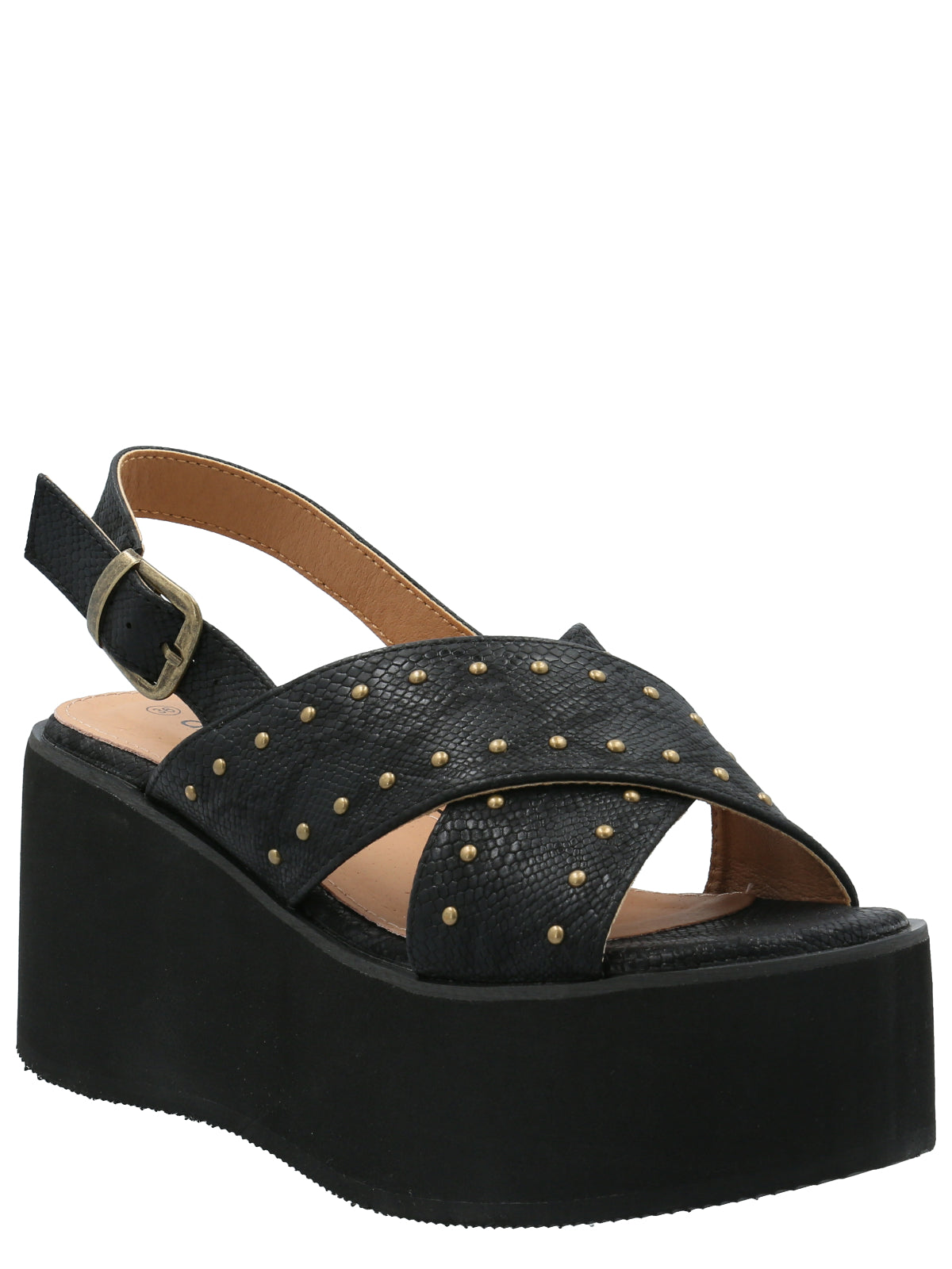 Sandalia Mujer Marcello Negro Azaleia