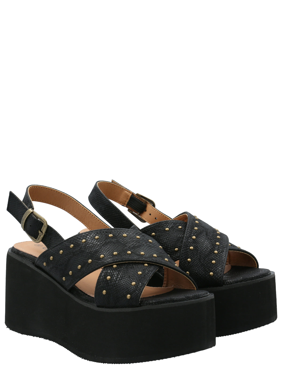 Sandalia Mujer Marcello Negro Azaleia