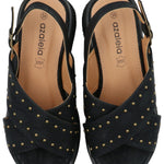 Sandalia Mujer Marcello Negro Azaleia