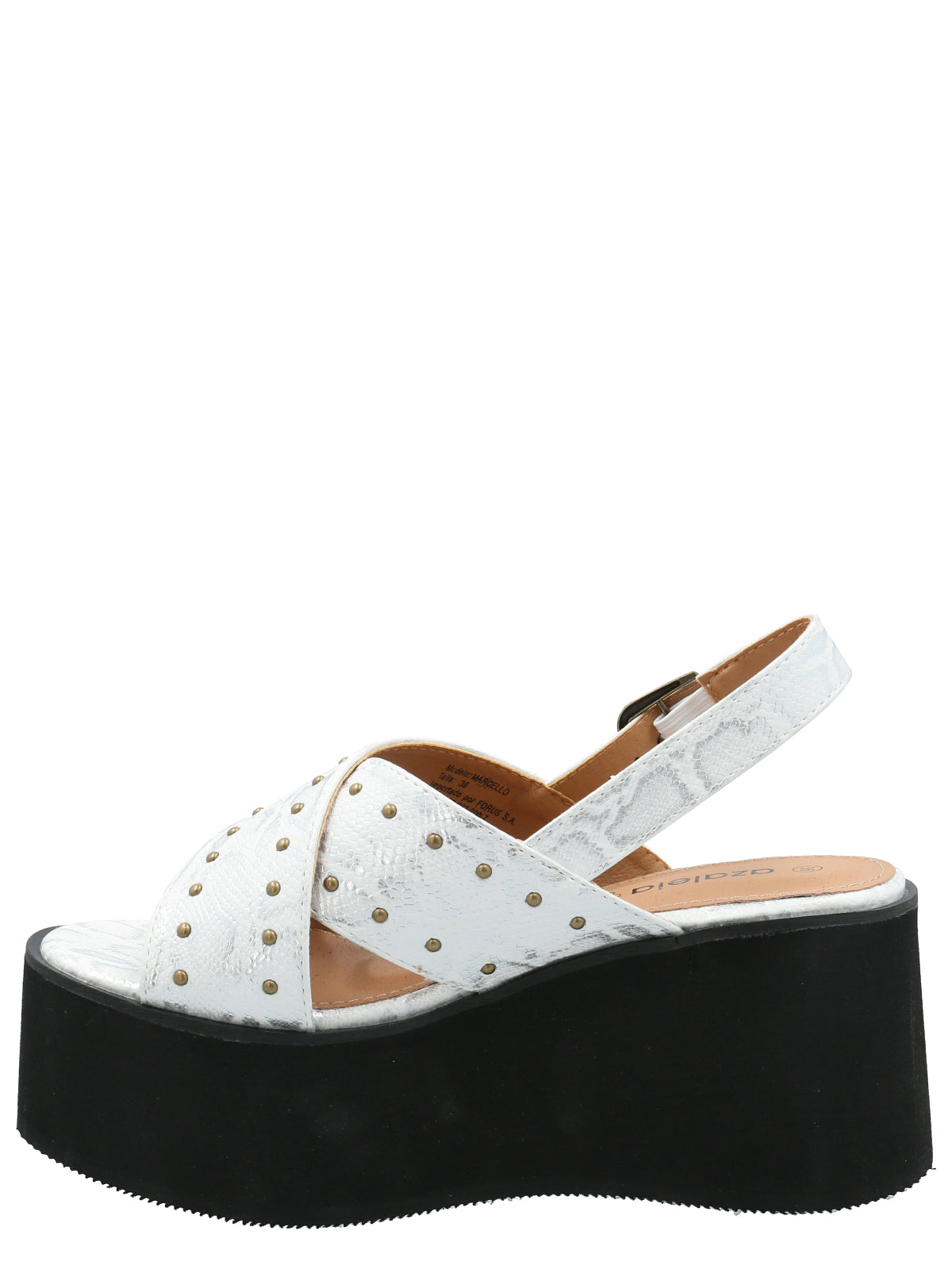 Sandalia Mujer Marcello Blanco Azaleia