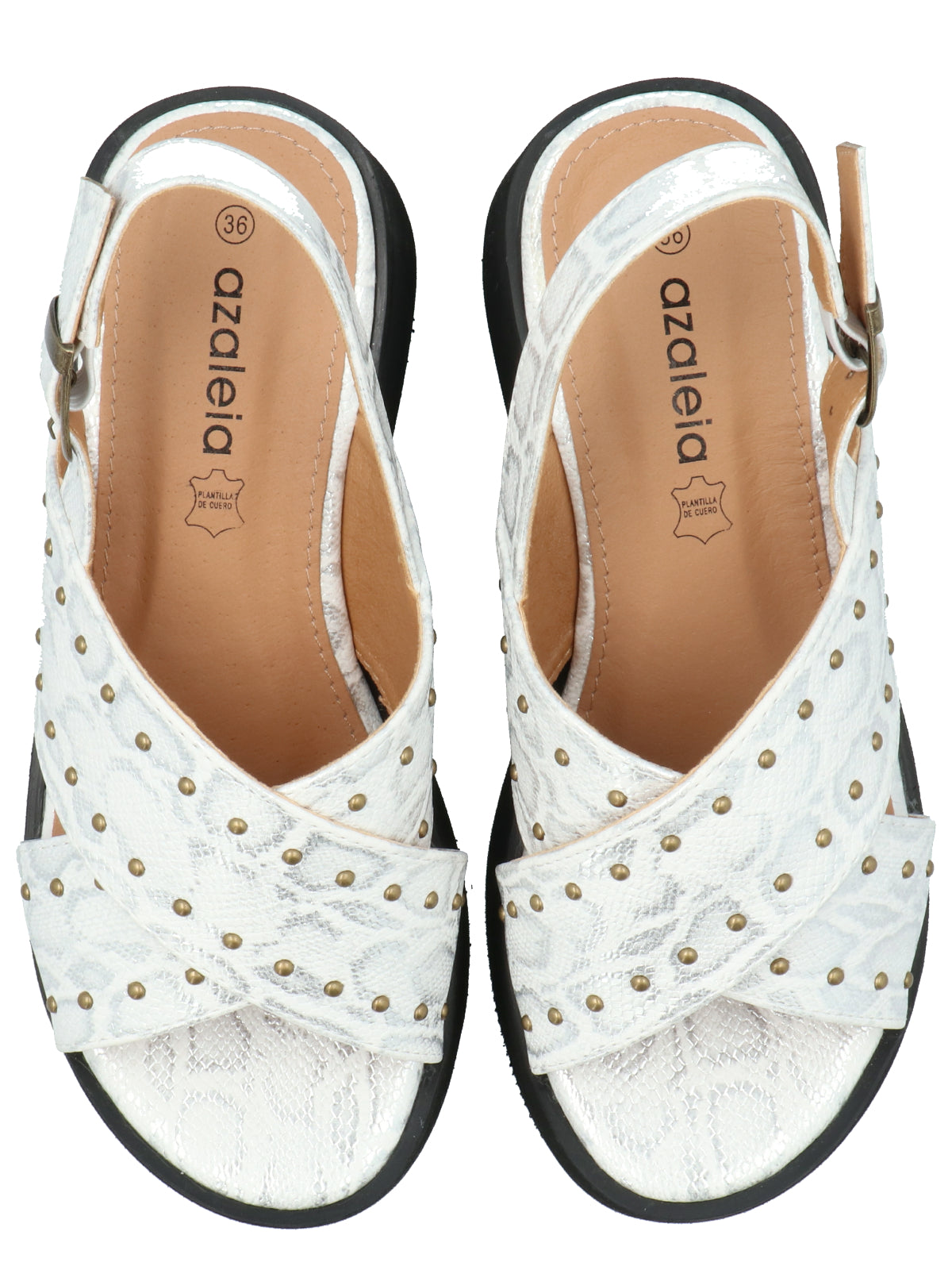 Sandalia Mujer Marcello Blanco Azaleia