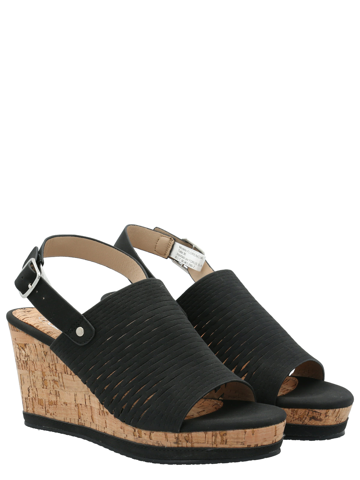 Sandalia Mujer Florencia Negro Azaleia
