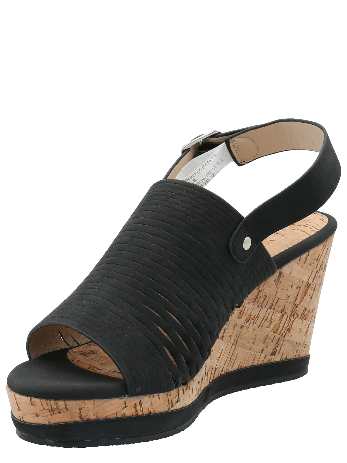 Sandalia Mujer Florencia Negro Azaleia