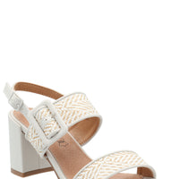 Sandalia Mujer Jamino Beige Azaleia