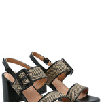 Sandalia Mujer Jamino Negro Azaleia