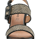 Sandalia Mujer Jamino Negro Azaleia