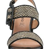 Sandalia Mujer Jamino Negro Azaleia