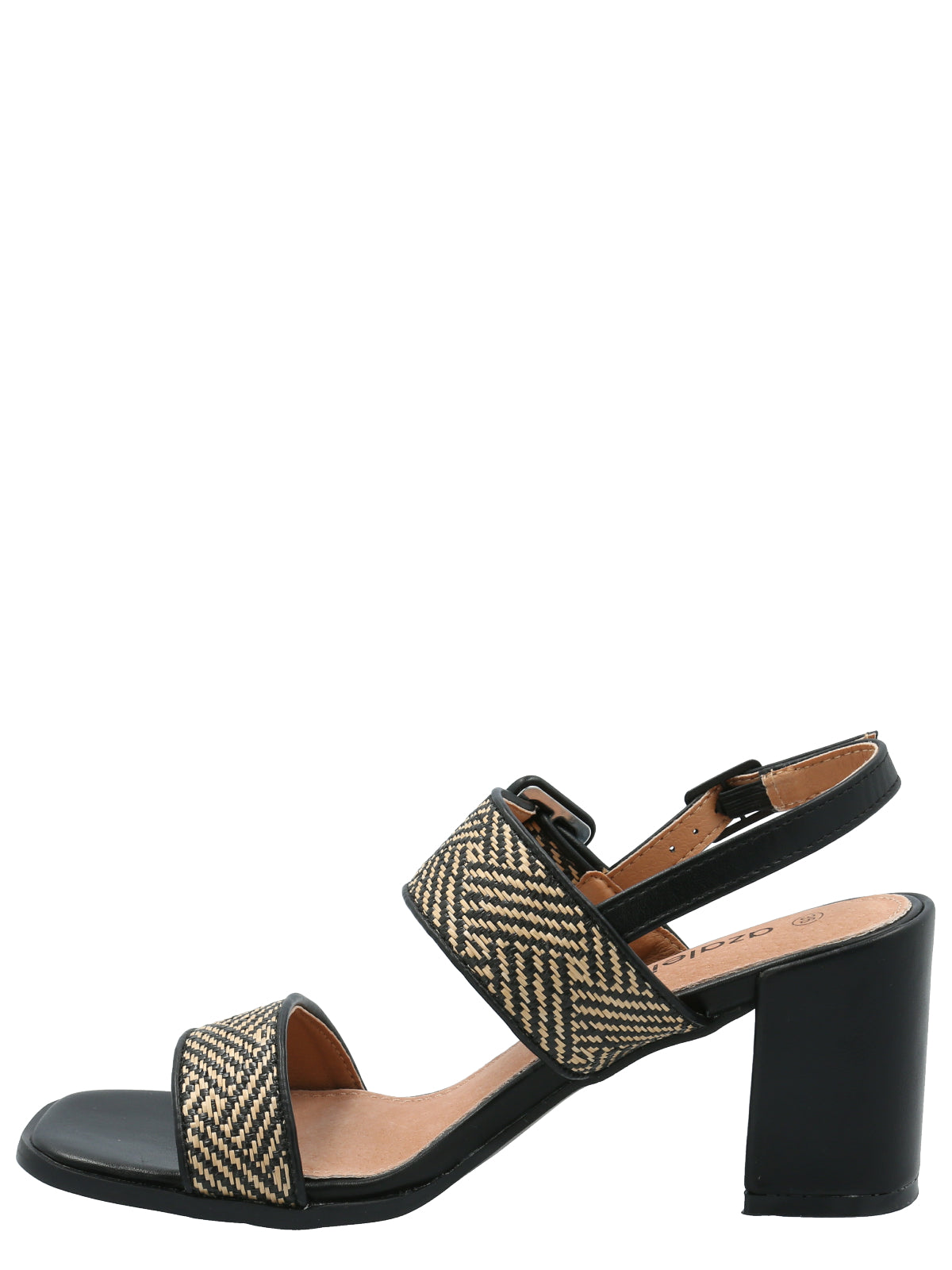 Sandalia Mujer Jamino Negro Azaleia