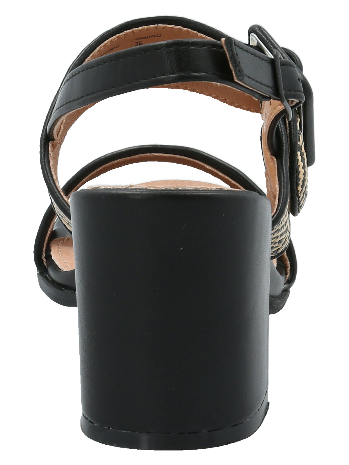 Sandalia Mujer Jamino Negro Azaleia