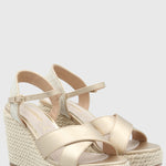 Sandalia Mujer Guido 3 Dorado Azaleia