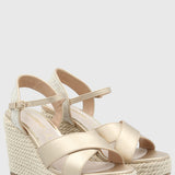 Sandalia Mujer Guido 3 Dorado Azaleia