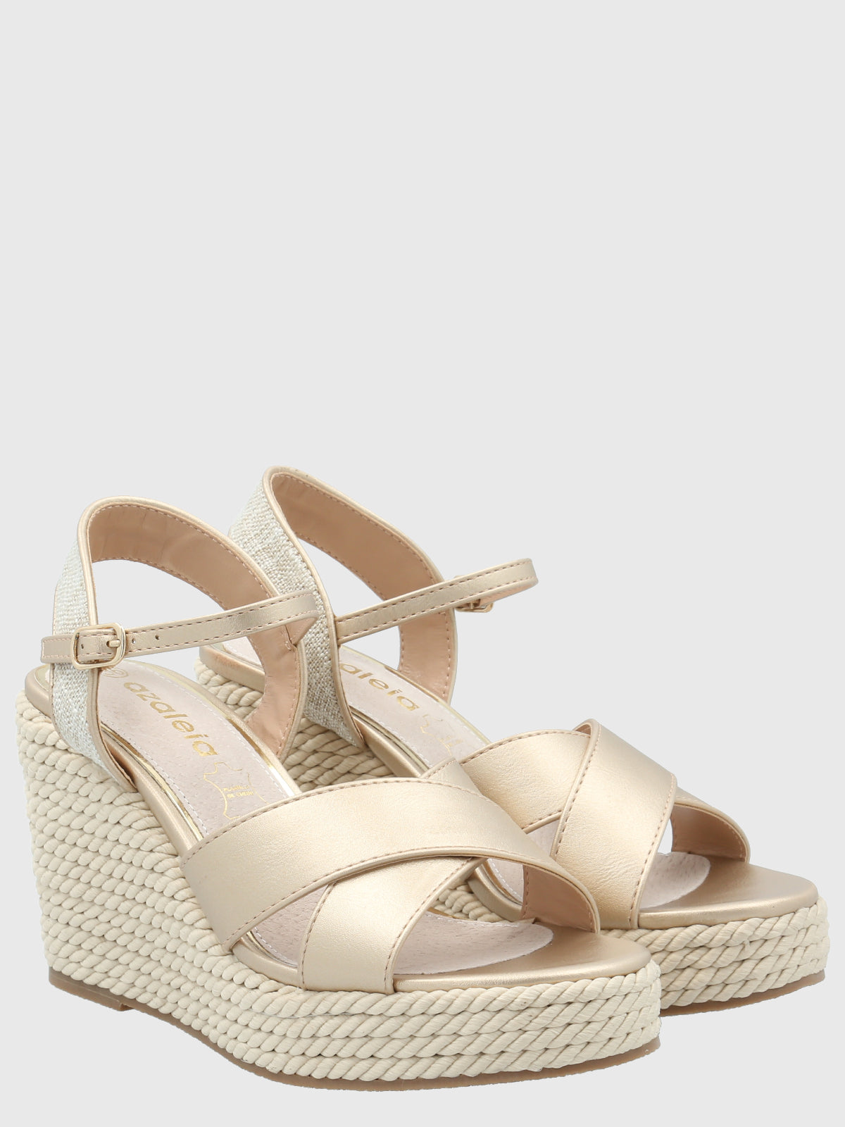 Sandalia Mujer Guido 3 Dorado Azaleia