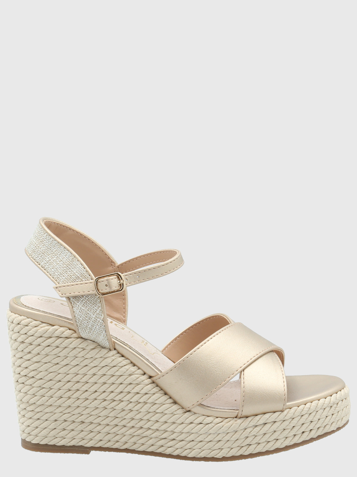 Sandalia Mujer Guido 3 Dorado Azaleia