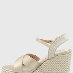 Sandalia Mujer Guido 3 Dorado Azaleia