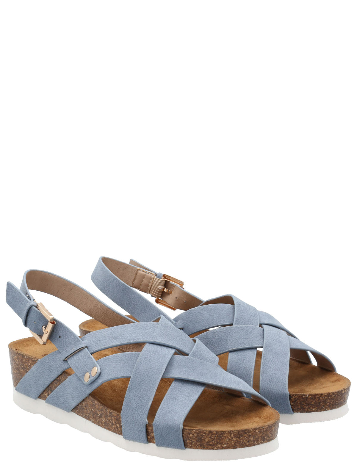 Sandalia Mujer Gennaro Denim Azaleia